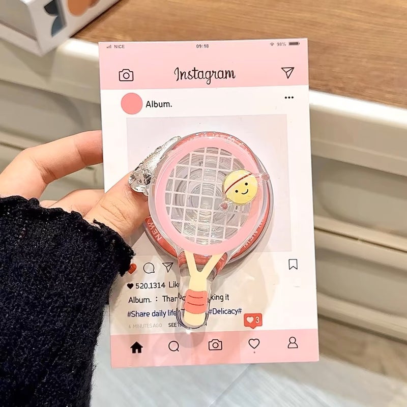 Cute Creative Table Tennis Badminton Magnetic Holder Mobile Phone Case Holder Homemade Ornaments Pendant Holder Factory - Image 5